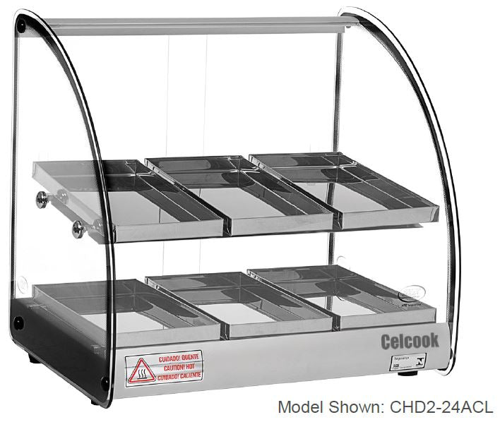 Celcook Heated Display Cases - CHD2-24ACL - ACL Line - Celco