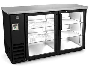 Kelvinator - KCHBB60G - Glass Door Back Bar Refrigerator