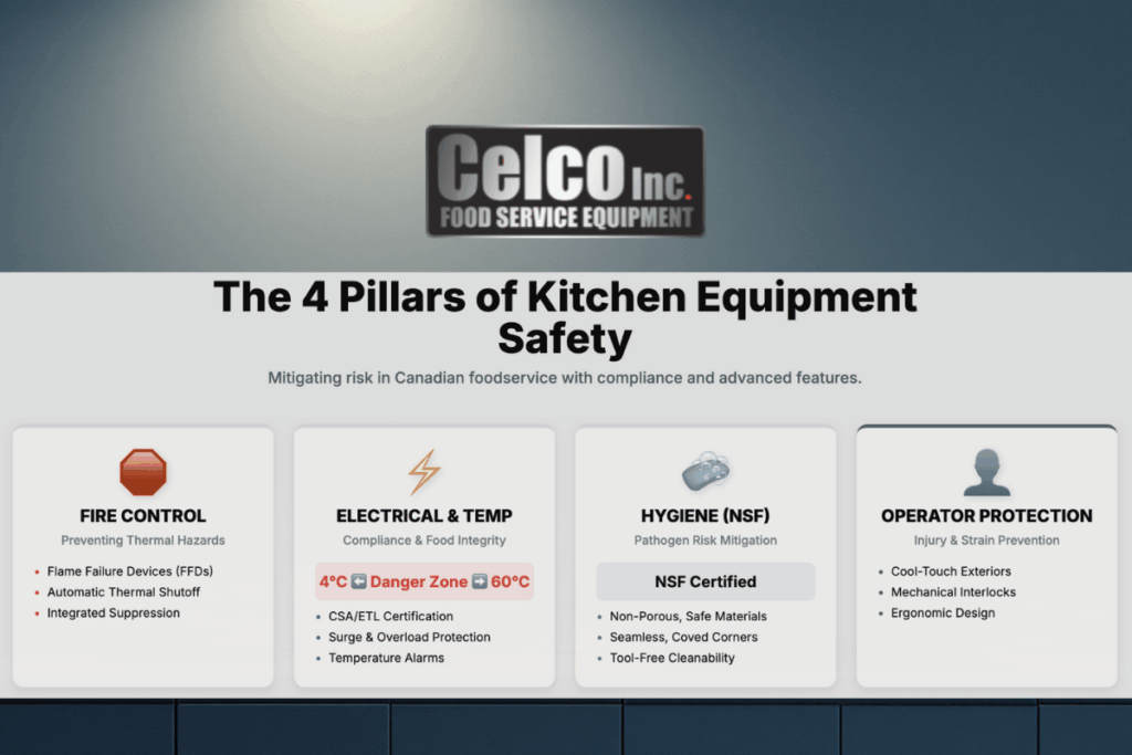 Four Pillars of Restaurant Equipment Safety in Canada